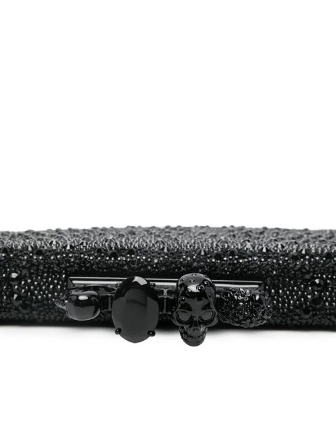 Alexander McQueen Skull Knuckle clutch bag - Black