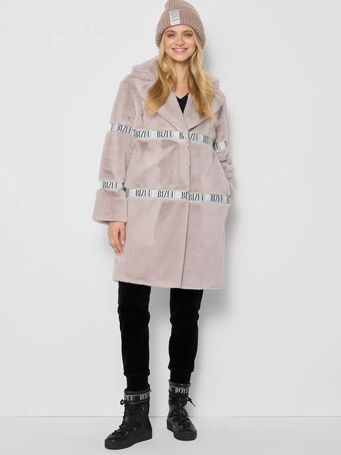 Bizuu czapka z dodatkiem wełny LORRO kolor beżowy LORRO BEŻOWY