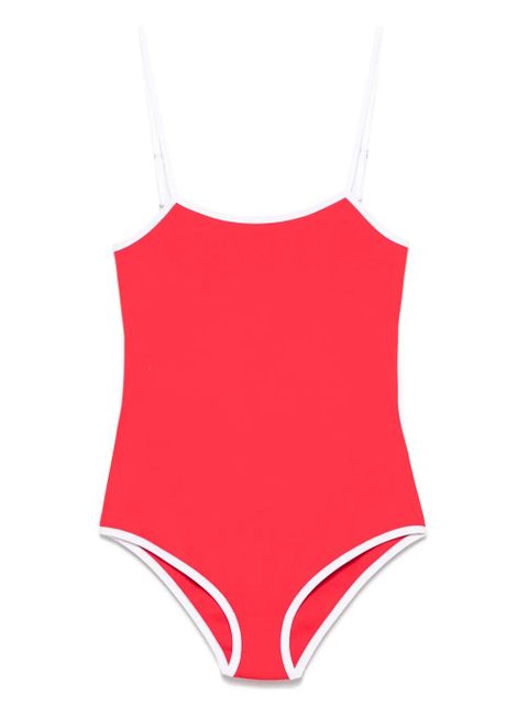 Miu Miu two-tone swimsuit - Red - zdjęcie produktu nr 1