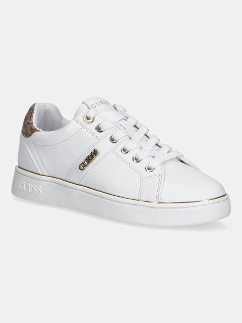 Guess sneakersy BRITZ damskie kolor biały FLFBTZ ELE12 - zdjęcie produktu nr 1