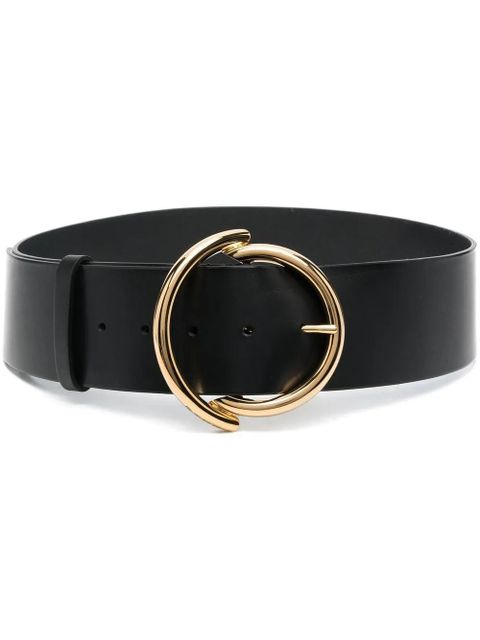 ETRO round-buckle leather belt - Black - zdjęcie produktu nr 1