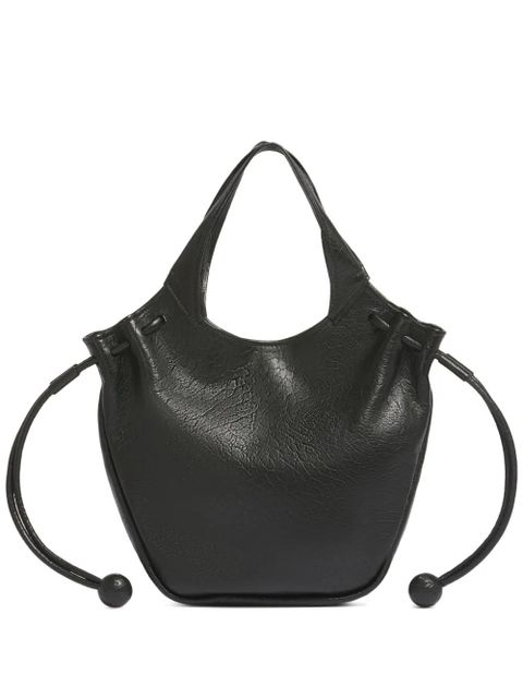 Marni grained leather tote bag - Black - zdjęcie produktu nr 1