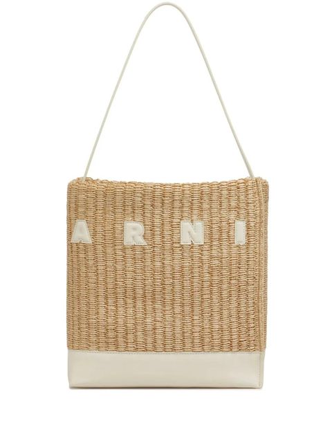 Marni small Museo tote bag - Neutrals - zdjęcie produktu nr 1