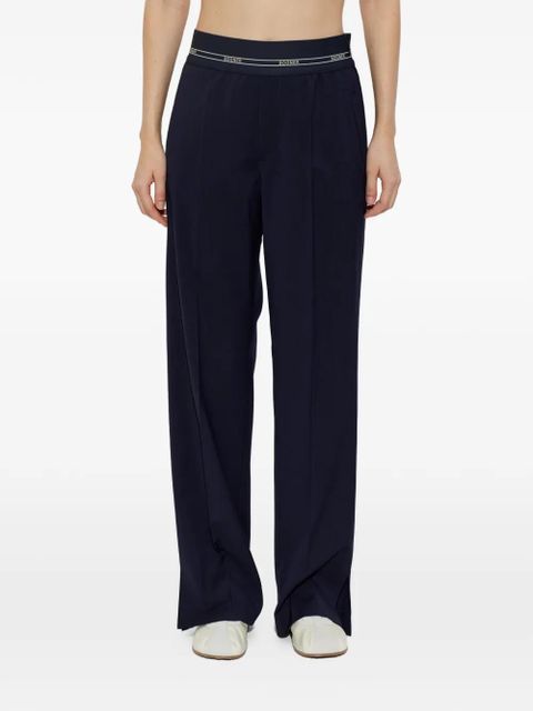 BOGNER Marlene logo-waistband trousers - Blue