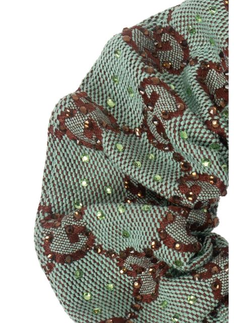 Gucci GG canvas scrunchie - Green