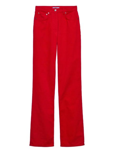 Prada corduroy trousers - Red - zdjęcie produktu nr 1