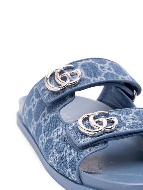 Gucci Marmont GG-logo sandals - Blue