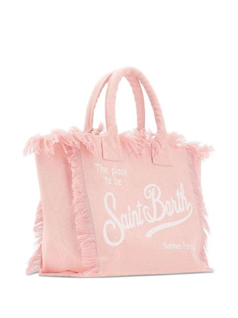 MC2 Saint Barth large Vanity fringed tote bag - Pink - zdjęcie produktu nr 2