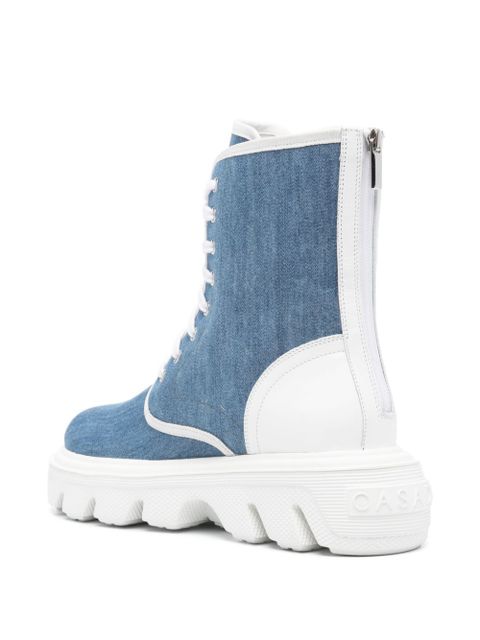 Casadei Generation C denim boots - Blue - zdjęcie produktu nr 2