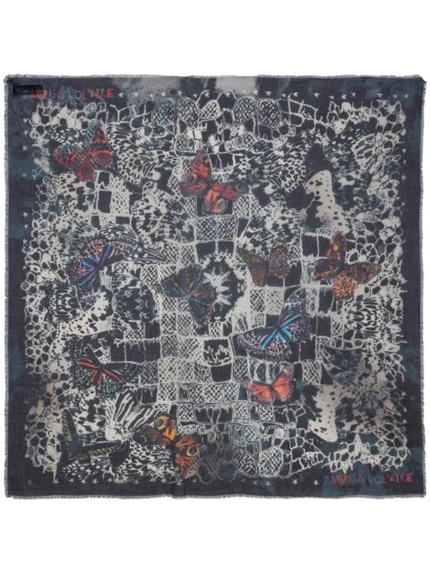 Zadig&Voltaire Kerry printed modal scarf - Blue - zdjęcie produktu nr 1