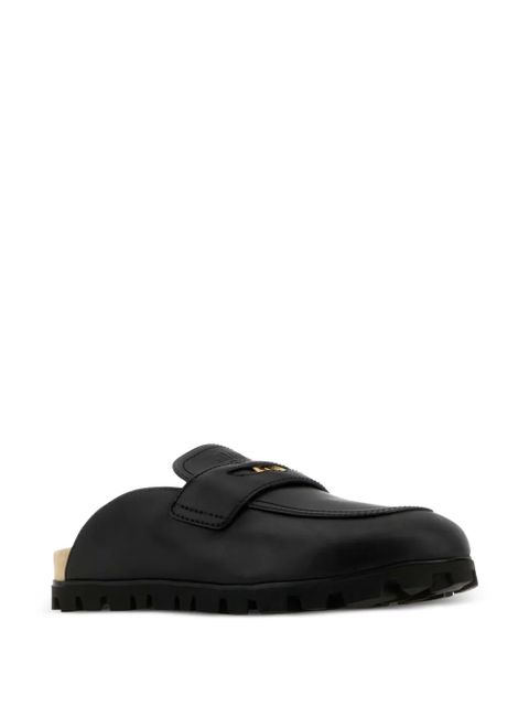 Miu Miu leather mules - Black - zdjęcie produktu nr 2
