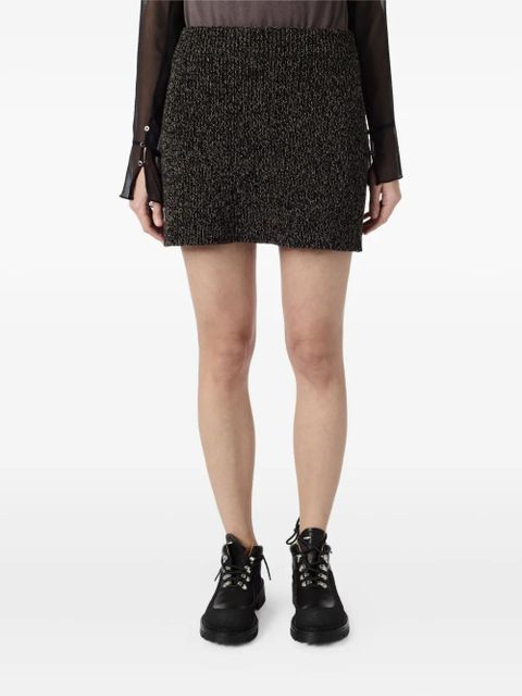 OUR LEGACY Sculpt mini skirt - Black
