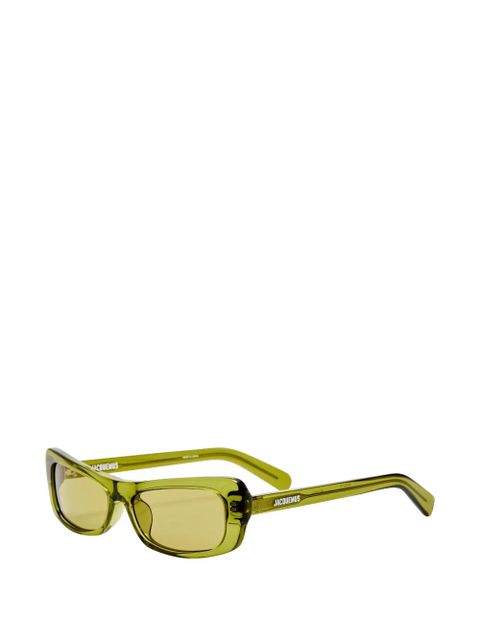 Jacquemus geometric frame sunglasses - Green - zdjęcie produktu nr 2
