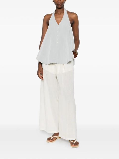 Eleh elasticated-waistband palazzo pants - Neutrals - zdjęcie produktu nr 2