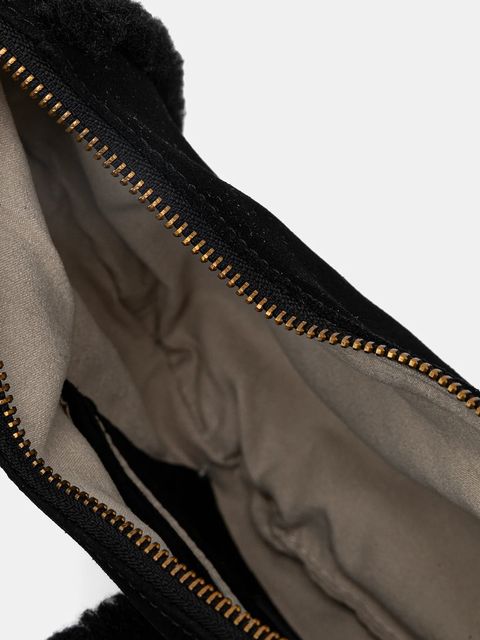 Marciano by Guess torebka zamszowa kolor czarny 5BGZ18 7412A