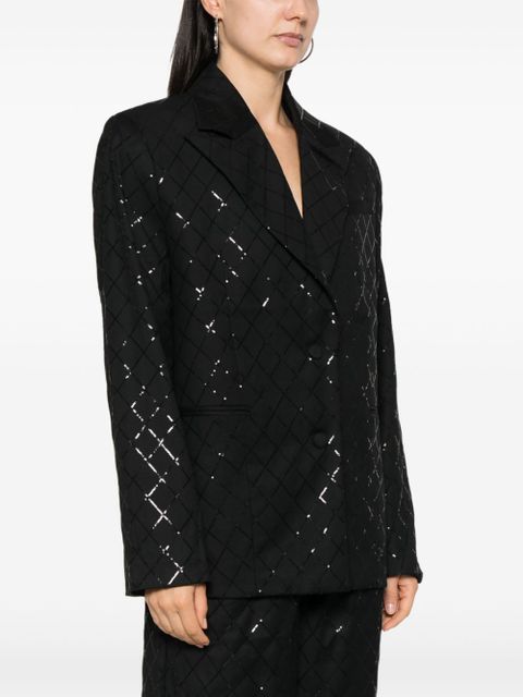 ROTATE BIRGER CHRISTENSEN sequinned blazer - Black