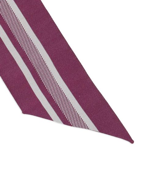Prada geometric-pattern scarf - Red