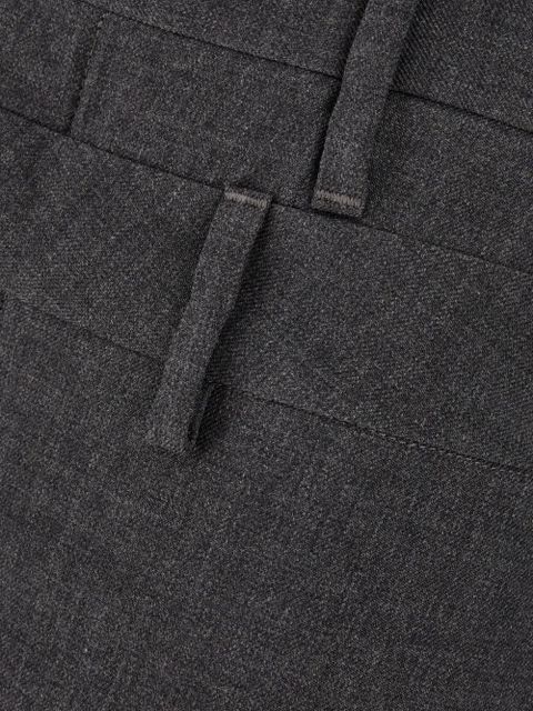 AMBUSH high-waisted virgin-wool trousers - Grey