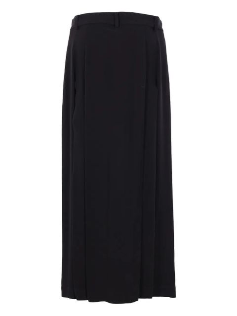 TOTEME belt-loop midi skirt - Black
