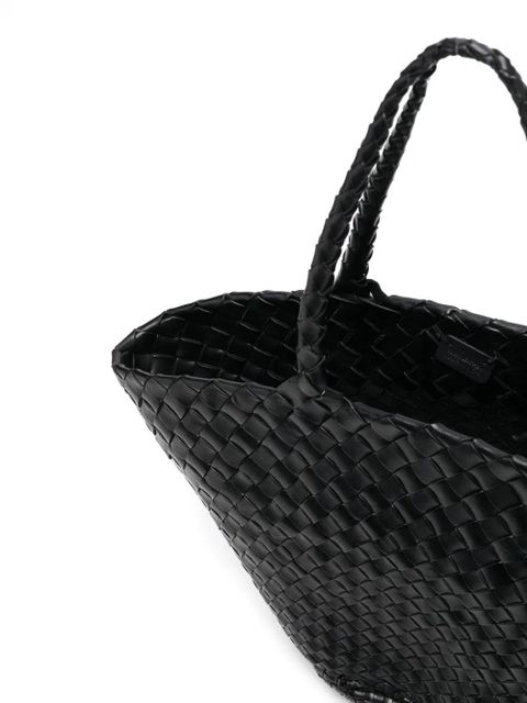 DRAGON DIFFUSION interwoven-design tote bag - Black