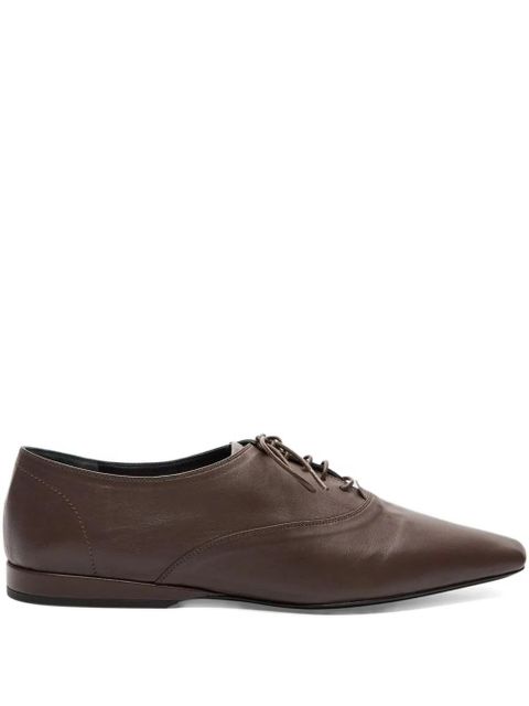 LouLou de Saison Nora LDS beveled-toe lace-up shoes - Brown - zdjęcie produktu nr 1