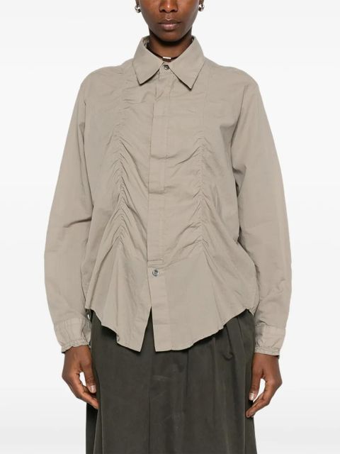 OUR LEGACY Jumble ruched shirt - Grey