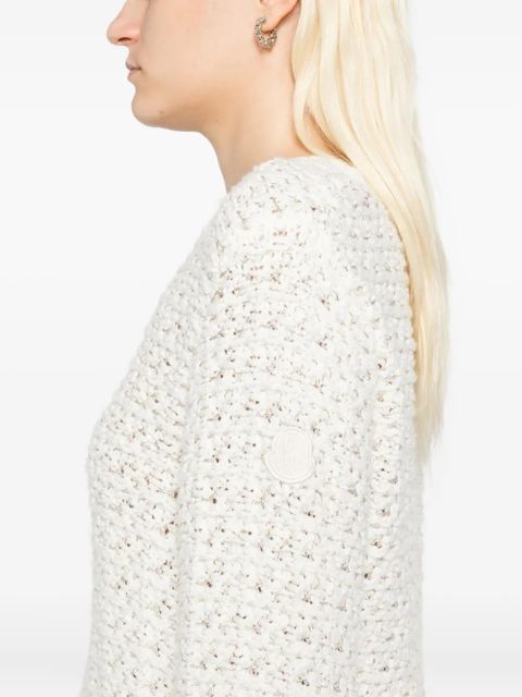 Moncler long-sleeved crew neck sweatshirt - Neutrals