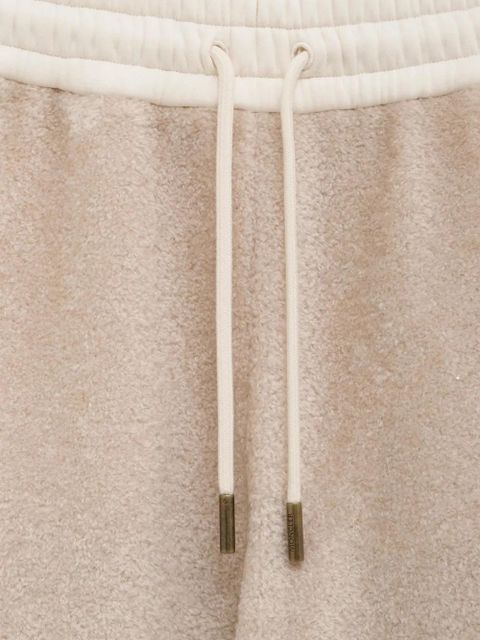 Moncler side-stripe drawstring trousers - Neutrals