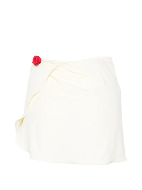 La Reveche Bouquet floral-appliqué pareo - Neutrals - zdjęcie produktu nr 2