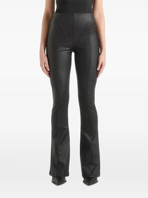 Manière De Voir wax-effect leggings - Black