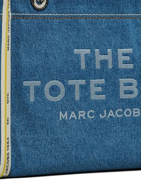 Marc Jacobs The Tote Bag chain-link denim tote bag - Blue