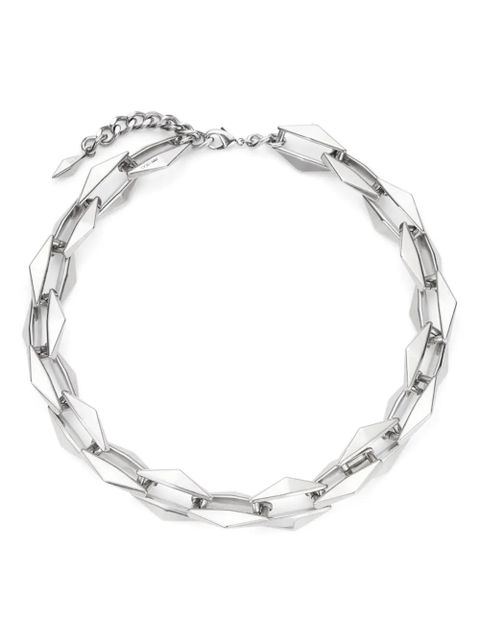 Jimmy Choo cable-chain link necklace - Silver - zdjęcie produktu nr 1