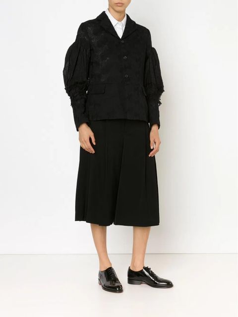 Comme Des Garçons puff sleeve lace jacket - Black - zdjęcie produktu nr 2