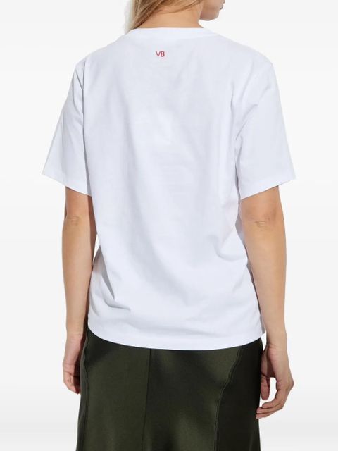 Victoria Beckham graphic-print T-shirt - White