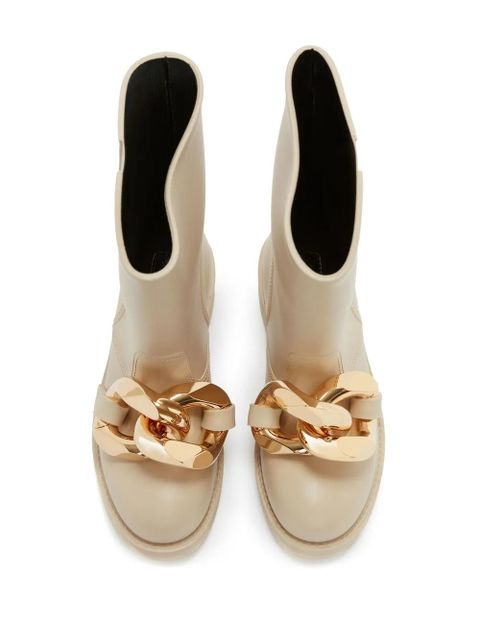 JW Anderson Chain low-heel wellies - Neutrals