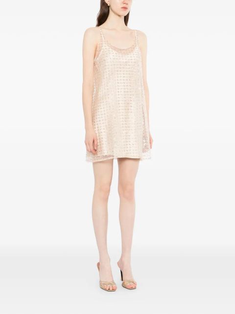 STAUD Aurielle mini dress - Neutrals