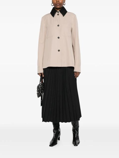 Sportmax pleated-back jacket - Neutrals - zdjęcie produktu nr 2