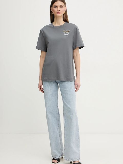 Pinko t-shirt bawełniany - zdjęcie produktu nr 2