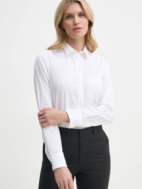 Filippa K koszula damska kolor biały regular z kołnierzykiem klasycznym 29100 - zdjęcie produktu nr 1