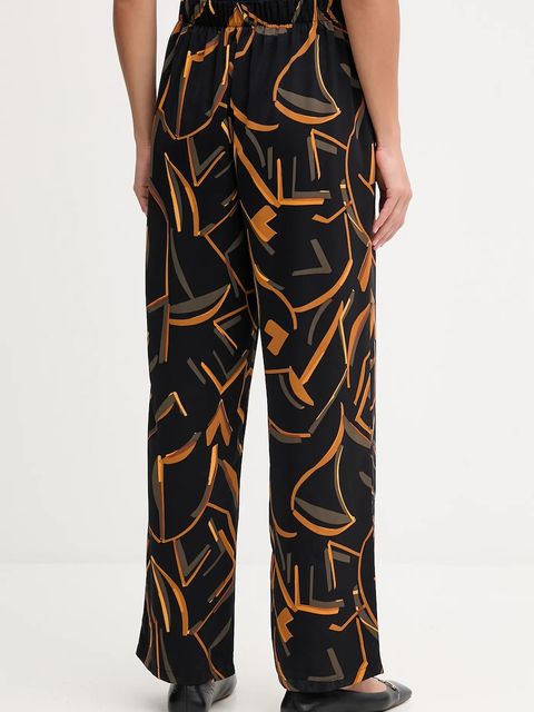 Joseph Ribkoff spodnie damskie kolor czarny szerokie high waist 253239 - zdjęcie produktu nr 2