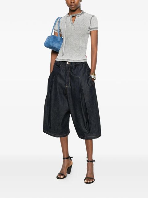 Diesel t-gary rib T-shirt - Grey - zdjęcie produktu nr 2