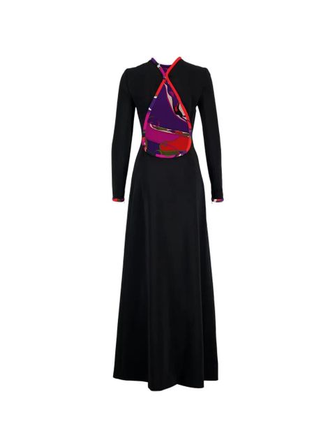 PUCCI long-sleeve printed maxi dress - Black - zdjęcie produktu nr 2