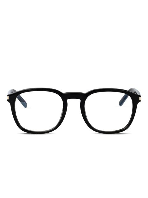 Saint Laurent Eyewear round-frame glasses - Black - zdjęcie produktu nr 1