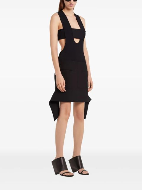 Courrèges belted mini skirt - Black - zdjęcie produktu nr 2