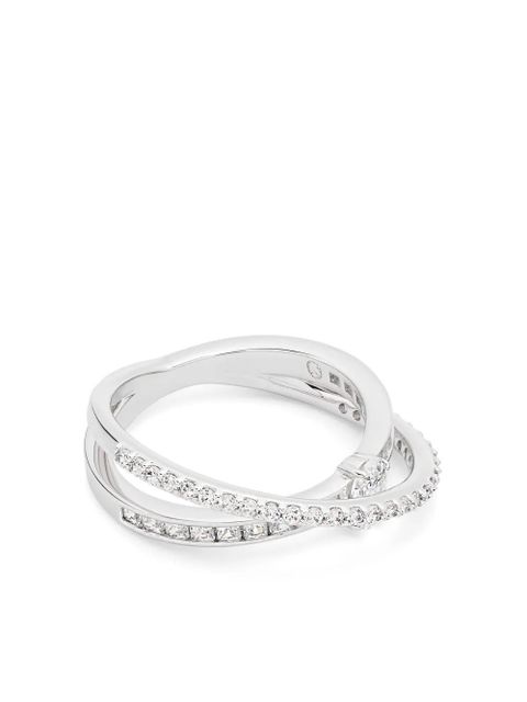 Swarovski Hyperbola crystal-embellished ring - Silver - zdjęcie produktu nr 1