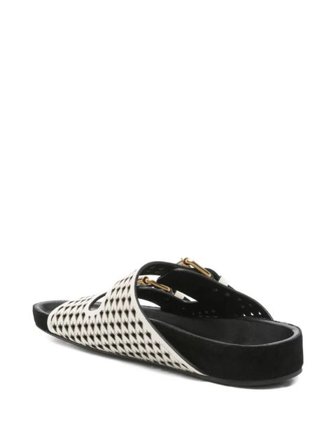 ISABEL MARANT heart-cutout sandals - White