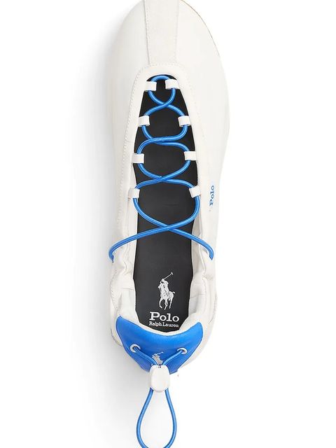 Polo Ralph Lauren baleriny Ballerina Lace Up kolor biały 804P04926001