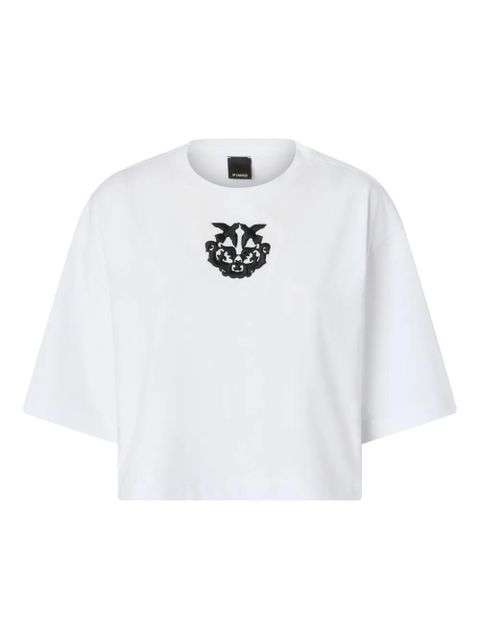 PINKO logo-detail short-sleeve T-shirt - White - zdjęcie produktu nr 1