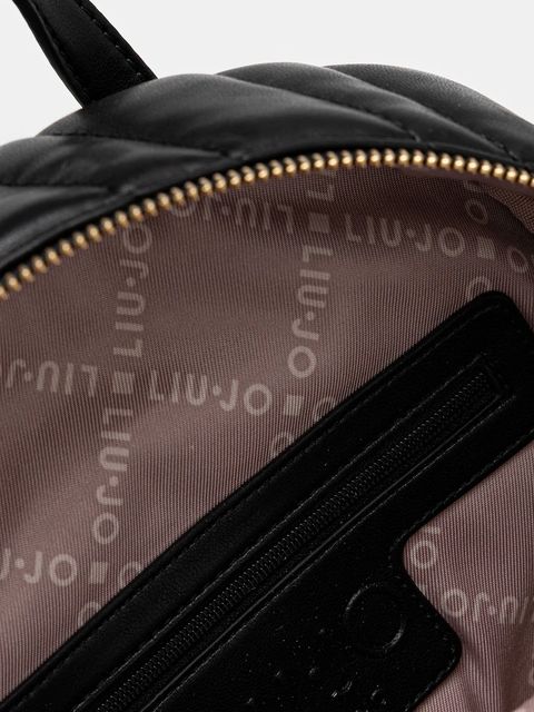 Liu Jo plecak damski kolor czarny mały gładki AF5186.E0426