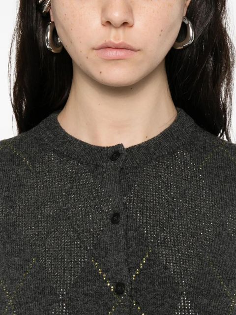 Alexander Wang wool blend cardigan - Grey